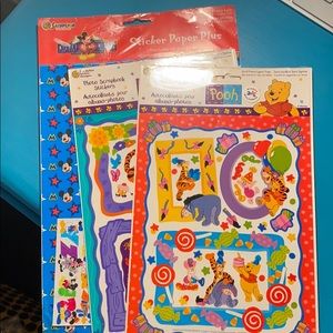 Disney stickers 3 item bundle
